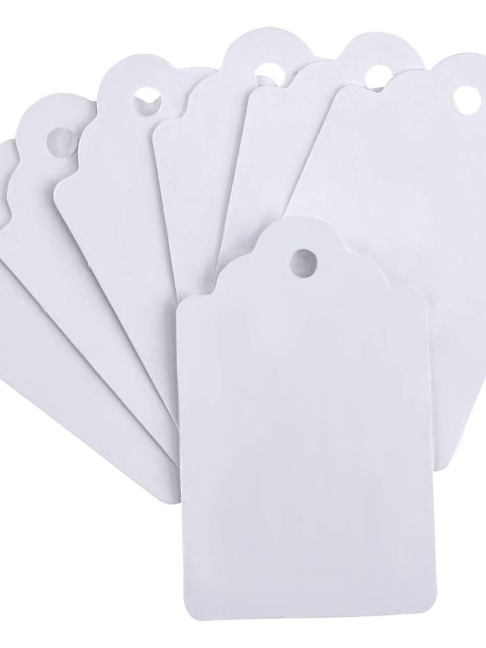 1000Pcs Price Tags Without String for Tagging Gun, 1.75" x 1.093"